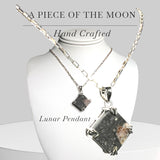 Luna de Plata I Lunar Meteorite Jewelry I Pendant