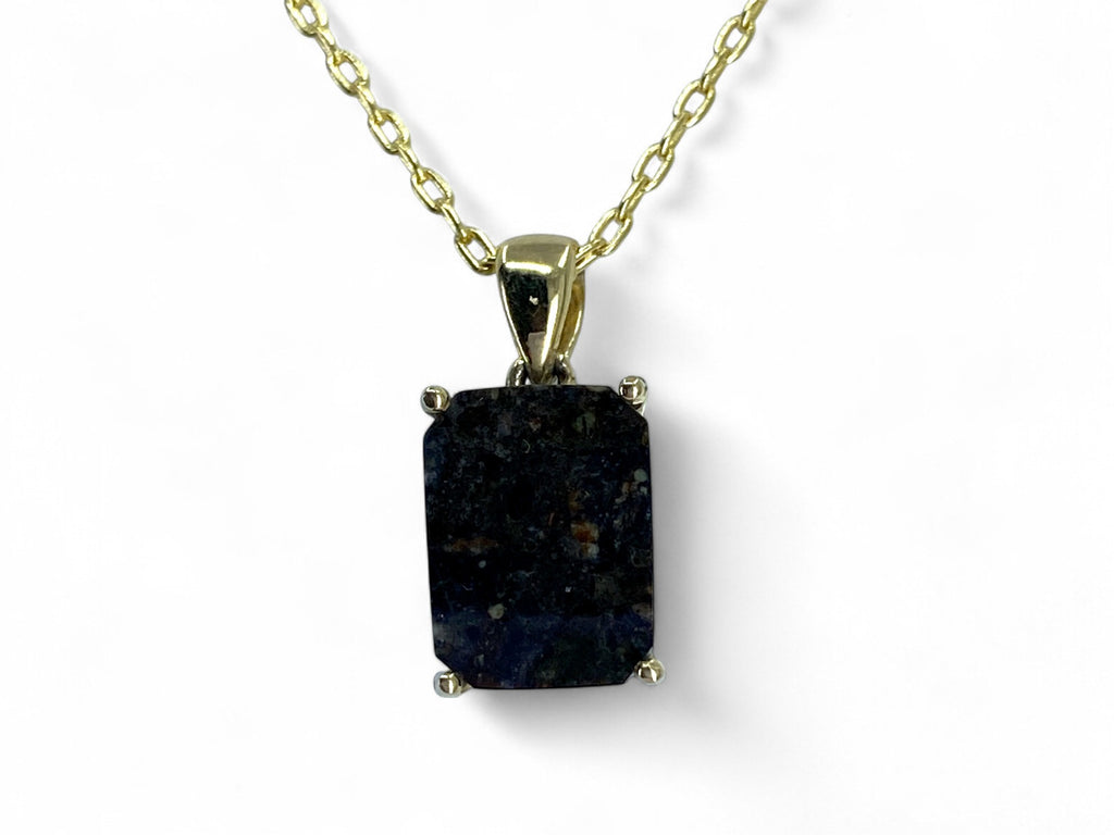 Mizuki Moon Pendant I Genuine Lunar Meteorite Necklace