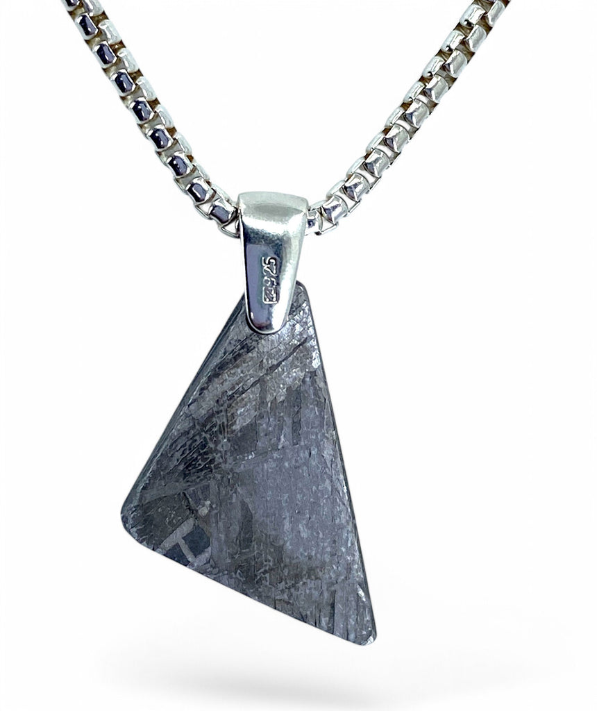 Muonionalusta Meteorite Necklace I Sterling Silver
