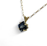 Moon Pendant - Genuine Lunar Meteorite Jewelry - 14Kt Gold