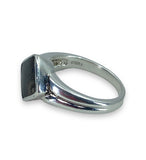Moon Ring- Genuine Lunar Meteorite Jewelry - Size 7