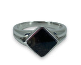 Moon Ring- Genuine Lunar Meteorite Jewelry - Size 7