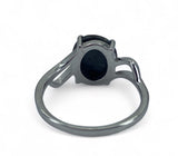 Moon Ring - Genuine Lunar Meteorite Jewelry - Size 6.25