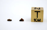 0.024g and 0.022g Oued Namous 001 I Angrite Volcanic Meteorite fragments