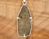 Tisserlitine Natural Moon Pendant - Lunar Meteorite Necklace I .925 Silver Jewelry