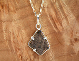 Tisserlitine Natural Moon Pendant - Lunar Meteorite Necklace I .925 Silver Jewelry