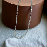 SILVER CHAIN - LINK STYLE  18" / 20" / 22" (Made in Italy)