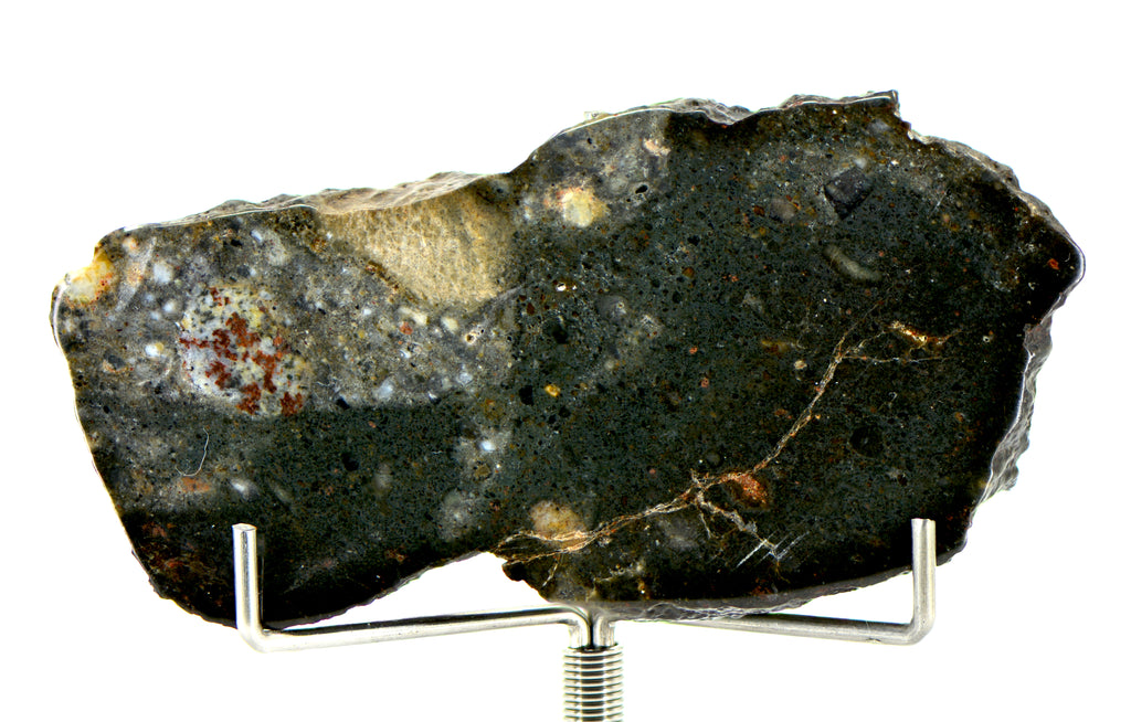 Berlin 産 \"烈焔\" Massive Chunk of the Moon with Fusion Crust! NWA 14685 Lunar