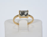 Moon Ring - Genuine Lunar Meteorite Jewelry - Size 6 3/4