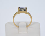 Moon Ring - Genuine Lunar Meteorite Jewelry - Size 6 3/4