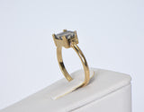 Moon Ring - Genuine Lunar Meteorite Jewelry - Size 6 3/4
