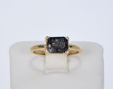 Moon Ring - Genuine Lunar Meteorite Jewelry - Size 6.75 - 7
