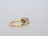 Moon Ring - Genuine Lunar Meteorite Jewelry - Size 6.75 - 7
