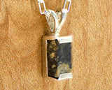 Lunar Meteorite Jewelry I The Moon Bar Necklace