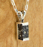 Lunar Meteorite Jewelry I The Moon Bar Necklace