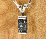 Lunar Meteorite Jewelry I The Moon Bar Necklace