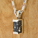 Lunar Meteorite Jewelry I The Moon Bar Necklace