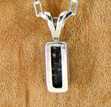 Lunar Meteorite Jewelry I The Moon Bar Necklace
