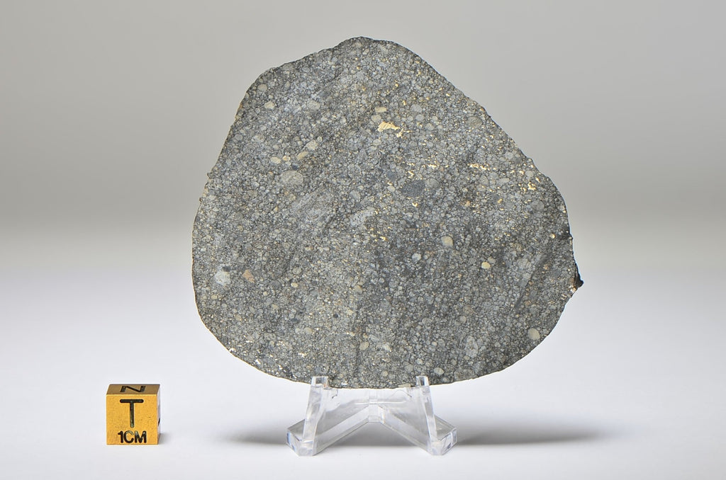 ABA PANU Chondrite Meteorite Full Slice 61g I L3.6 TYPE 3 - 2018 Niger –  Top Meteorite