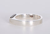 Beautiful Etched Gibeon Meteorite ring I Size 7 1/4 - Meteorite Jewelry