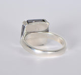 Etched HENBURY Meteorite Ring I Size 5.75 - Meteorite Jewelry