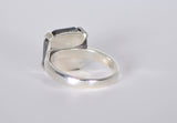Etched HENBURY Meteorite Ring I Size 6 - Meteorite Jewelry