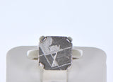 Beautiful Etched MUONIONALUSTA Meteorite Ring I Size 6.75 - Meteorite Jewelry