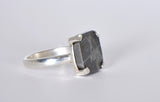 Beautiful Etched MUONIONALUSTA Meteorite Ring I Size 6.75 - Meteorite Jewelry