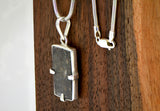Keeler Lunar Necklace I 925 Silver Meteorite Pendant Jewelry