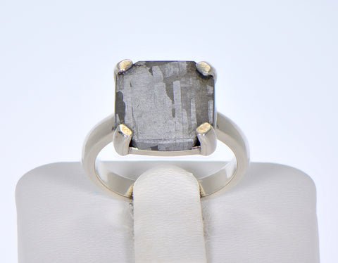 Etched HENBURY Meteorite Ring I Size 5.75 - Meteorite Jewelry