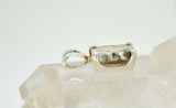 Moon Light Pendant Necklace Real Lunar Meteorite Set in Sterling Silver