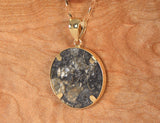 Moon Pendant - Genuine Lunar Meteorite Jewelry