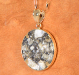 Moon Pendant - Genuine Lunar Meteorite Jewelry