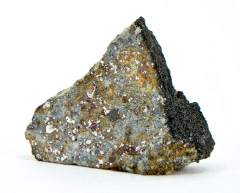0.95g FERMO Chondrite H 3-5 Meteorite Slice I Italy Fall 2009 with Rare Book