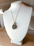 Martian Meteorite Pendant with Diamond