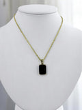 Mizuki Moon Pendant I Genuine Lunar Meteorite Necklace - 14Kt Gold Jewelry