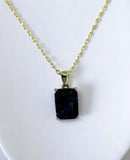 Mizuki Moon Pendant I Genuine Lunar Meteorite Necklace - 14Kt Gold Jewelry