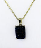 Mizuki Moon Pendant I Genuine Lunar Meteorite Necklace - 14Kt Gold Jewelry