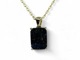 Mizuki Moon Pendant I Genuine Lunar Meteorite Necklace - 14Kt Gold Jewelry