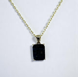 Mizuki Moon Pendant I Genuine Lunar Meteorite Necklace - 14Kt Gold Jewelry