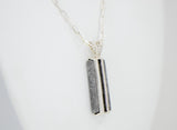 MUONIONALUSTA meteorite pendant I Sterling Silver Necklace - Meteorite Jewelry