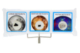 Lunar Martian and Vestan - 3 Meteorite Set
