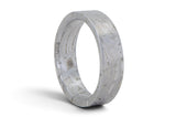 MUONIONALUSTA Etched Meteorite Ring I Size 10 - Meteorite Jewelry