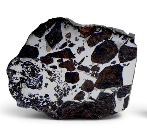 4.83g GYARUB ZANGBO Ungrouped Pallasite Meteorite Slice from Tibet