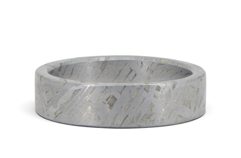 MUONIONALUSTA Etched Meteorite Ring I Size 11 - Meteorite Jewelry