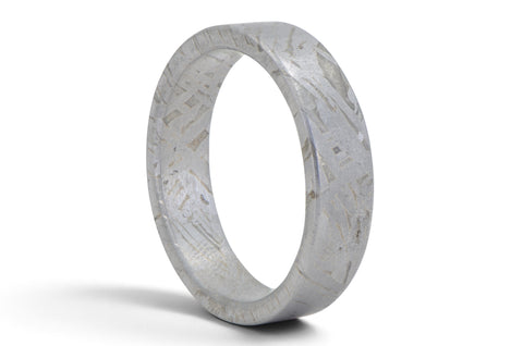 MUONIONALUSTA Etched Meteorite Ring I Size 12 - Meteorite Jewelry