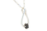 Pristina Luna Necklace I Lunar Meteorite Jewelry I Silver Pendant