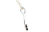 Pristina Luna Necklace I Lunar Meteorite Jewelry I Silver Pendant