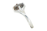 Luna Cressida Ring - Lunar Meteorite Jewelry - Size 6