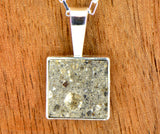 Beautiful Howardite HED Meteorite Pendant - Meteorite Jewelry - Sterling Silver
